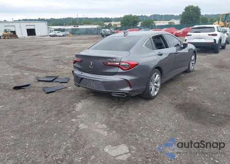 2021 Acura Tlx Technology Package z USA, uszkodzony, nr VIN 19UUB5F46MA001643